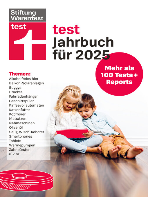 Title details for test Jahrbuch 2025- Der Ratgeber für die besten Produkte und die optimale Kaufentscheidung, Überblick über zahlreiche Produkte mit ehrlichen Bewertungen by Stiftung Warentest - Wait list